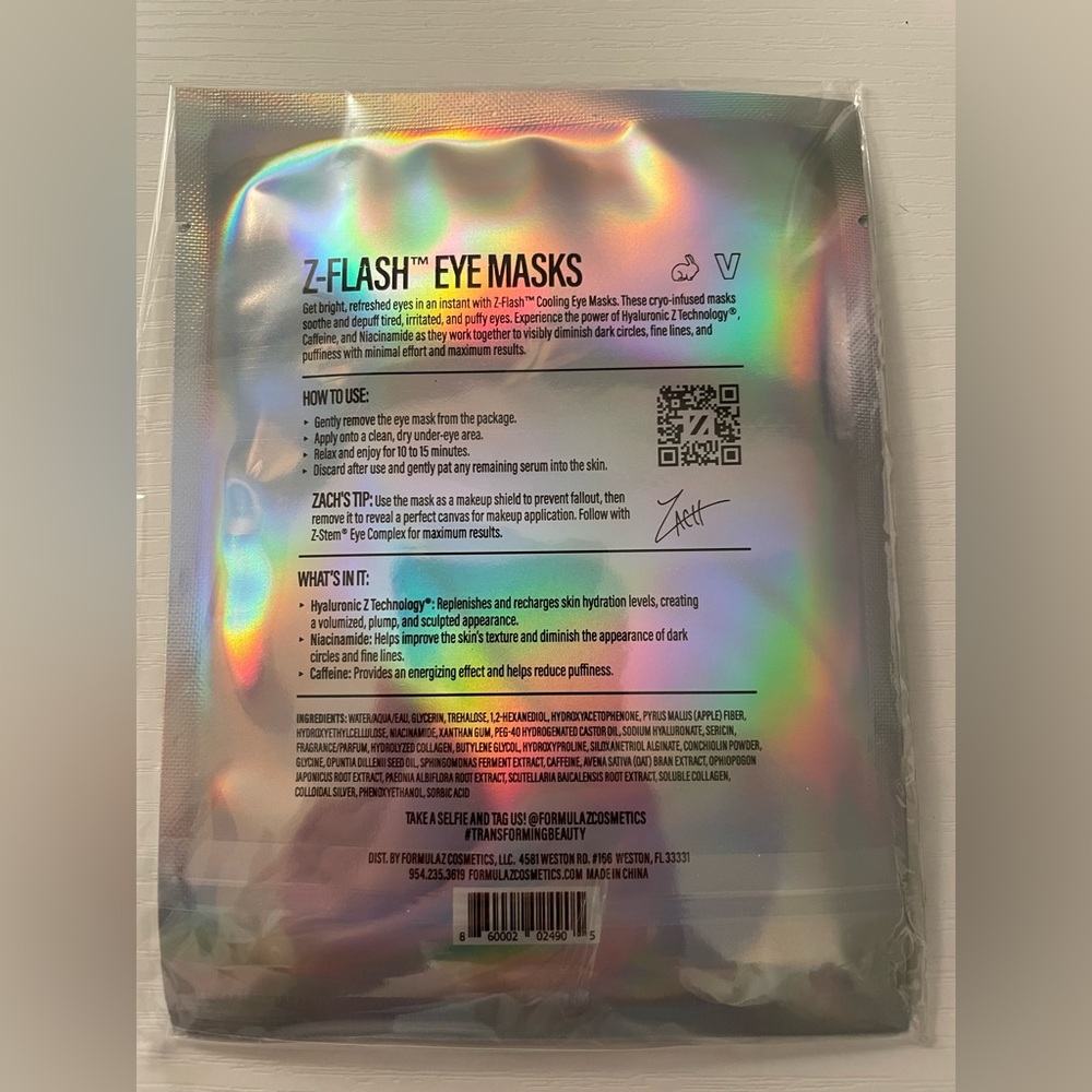 Formula z-flash cryo lift eye masks - Picture 3 of 3